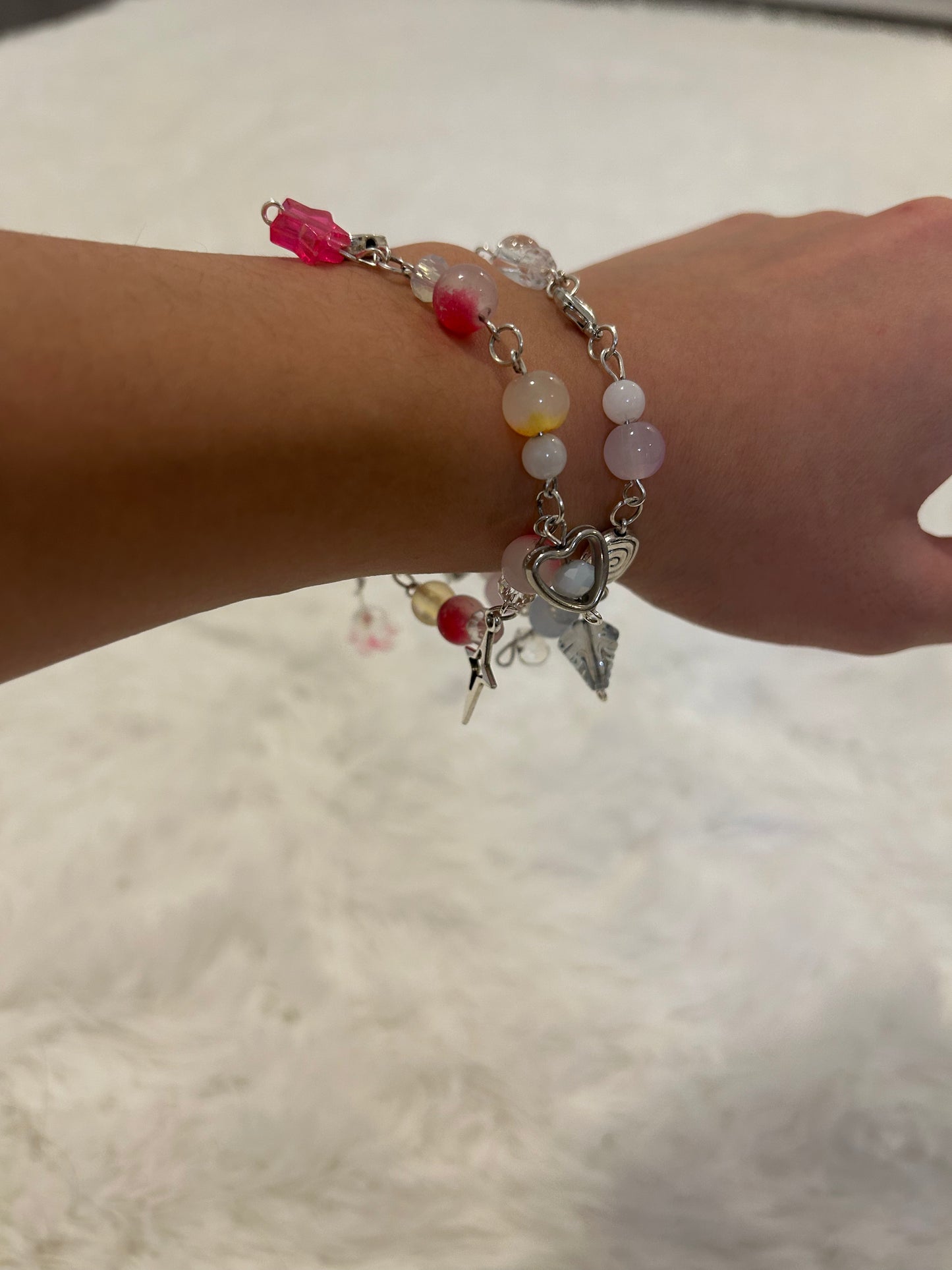 Aquamarine Jelly Bracelet