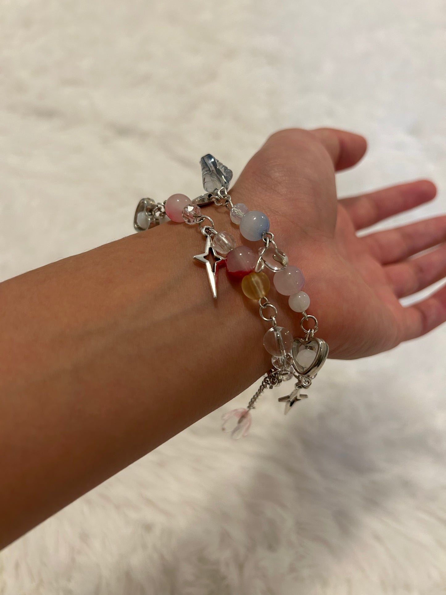 Aquamarine Jelly Bracelet