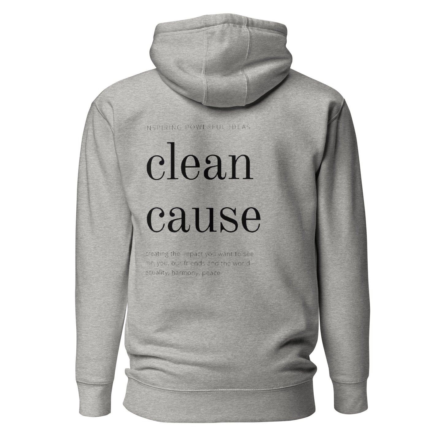Clean Cause Unisex Hoodie (Light Colours)
